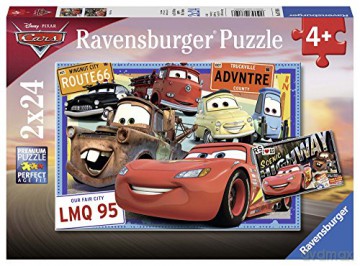 RAVENSBURGER 2x24 el. Auta Disney 078196 [PUZZLE]