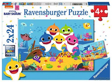 RAVENSBURGER 2x24 el. Baby Shark 051243 [PUZZLE]