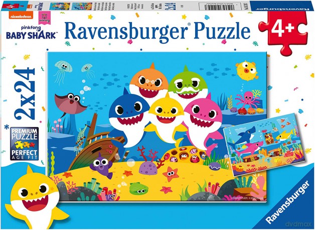 RAVENSBURGER 2x24 el. Baby Shark 051243 [PUZZLE]