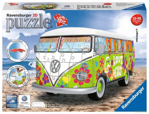 RAVENSBURGER 3D 162 el. Volkswagen T1 Hippie 125326 [PUZZLE]