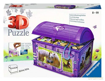 RAVENSBURGER 3D 216 el. Szkatułka - Konie 111732 [PUZZLE]