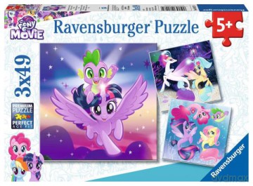 RAVENSBURGER 3x49 el. My Little Pony - Przygoda 080274 [PUZZLE]