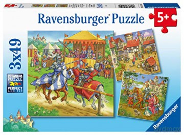 RAVENSBURGER 3x49 el. Rycerze 051502 [PUZZLE]