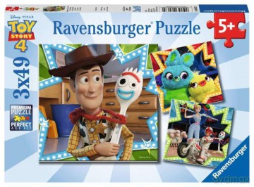 RAVENSBURGER 3x49 el. Toy Story 4 080670 [PUZZLE]
