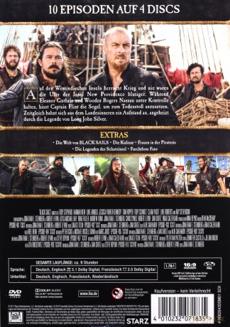 Black Sails Season 4 (Piraci) [4DVD]