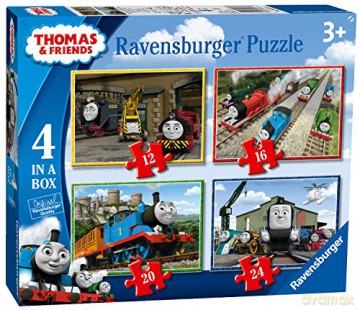 RAVENSBURGER 4w1 Tomek i Przyjaciele 069378 [PUZZLE]