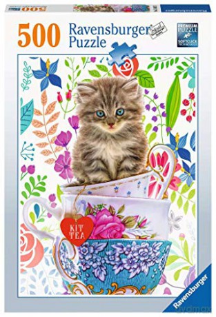 RAVENSBURGER 500 el. Kocieta w kubku 150373 [PUZZLE]