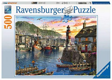 RAVENSBURGER 500 el. Poranek w porcie 150458 [PUZZLE]