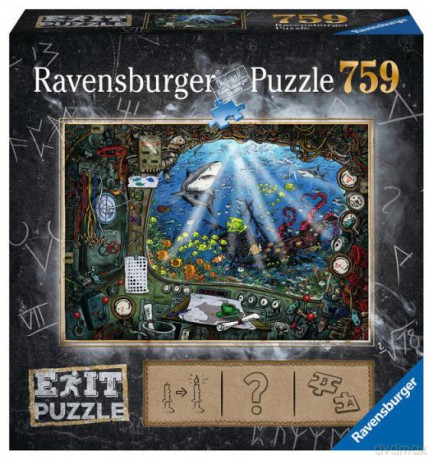 RAVENSBURGER 759 el. Exit Łódź podwodna 199532 [PUZZLE]