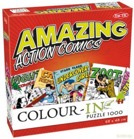 TACTIC Action Comics Color-In puzzle 1000 el. [PUZZLE]