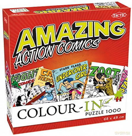 TACTIC Action Comics Color-In puzzle 1000 el. [PUZZLE]