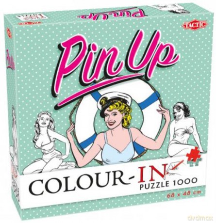 TACTIC Pin-Up Color-In puzzle 1000 el. [PUZZLE]