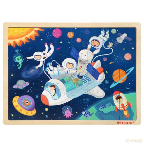 Top Bright drewniane 48 el. Kosmos 120415 [PUZZLE]