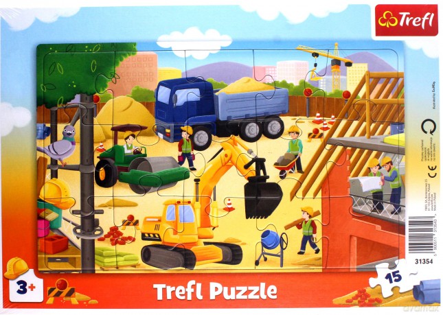 TREFL 15 el. ramkowe Na budowie 31354 [PUZZLE]