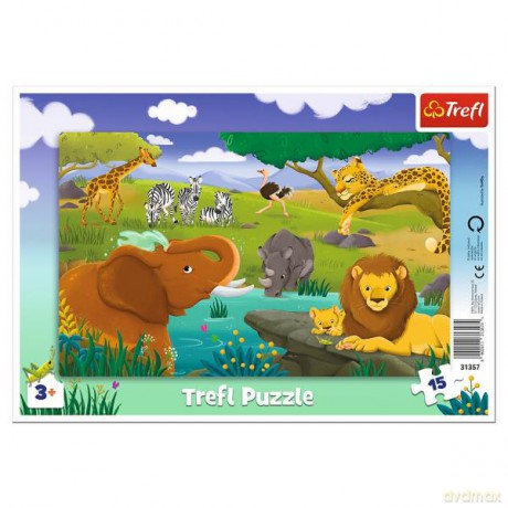 TREFL 15 el. ramkowe Sawanna 31357 [PUZZLE]