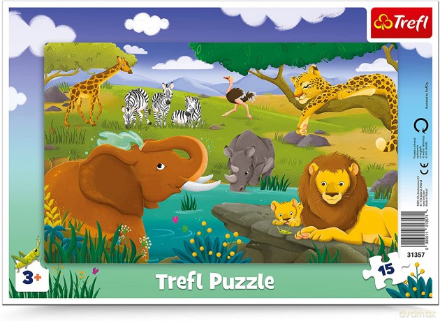 TREFL 15 el. ramkowe Sawanna 31357 [PUZZLE]