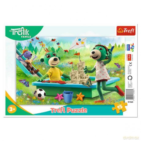 TREFL 15 el. ramkowe Zabawa od rana. Rodzinaików 31363 [PUZZLE]