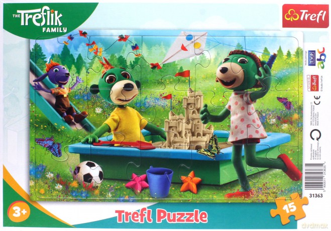 TREFL 15 el. ramkowe Zabawa od rana. Rodzinaików 31363 [PUZZLE]