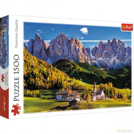 TREFL 1500 el. Dolina Val di Funes, Dolomity, Włochy 26163 [PUZZLE]
