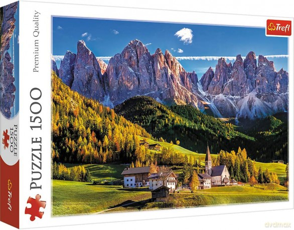 TREFL 1500 el. Dolina Val di Funes, Dolomity, Włochy 26163 [PUZZLE]