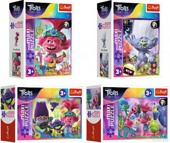 TREFL 20 el. "miniMaxi" W muzycznym świecie Troli [PUZZLE]