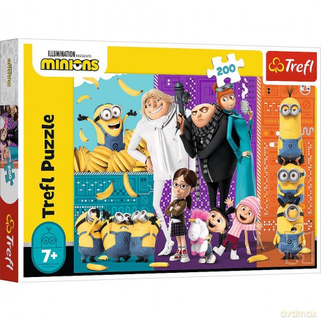 TREFL 200 el. Minionki górą 13275 [PUZZLE]