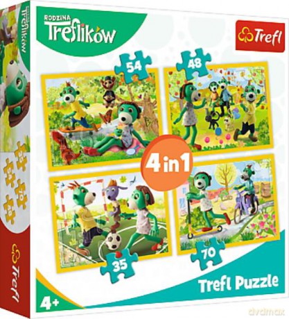 TREFL 4w1 Wspólne zabawyików 34337 [PUZZLE]