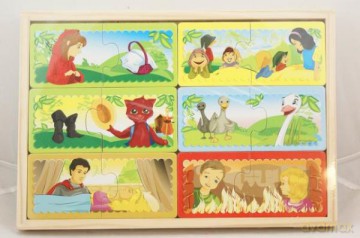 Układanka bajkowa drew.MADEJ [PUZZLE]
