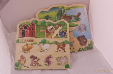 Układanka drewniana Zwierzęta [PUZZLE]