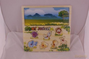 Układanka drewniana Zwierzęta p12 [PUZZLE]