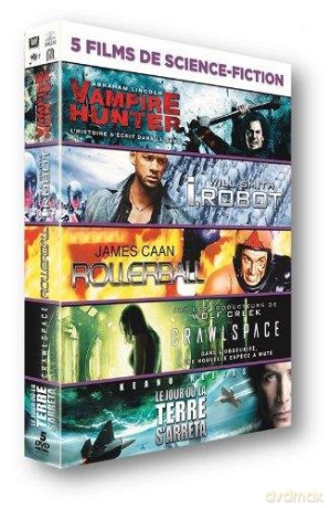 Abraham Lincoln: Vampire Hunter / I, Robot / Rollerball / Crawlspace / The Day the Earth Stood Still (Abraham Lincoln: Łowca wampirów / Ja, robot / Rollerball / Crawlspace / Dzień, w którym zatrzymała się Ziemia) [BOX] [5DVD]