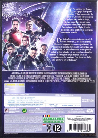 Avengers: Endgame (Avengers: Koniec gry) [DVD]