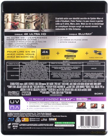 Spider-Man 2 [Blu-Ray 4K]+[Blu-Ray]