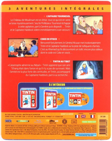 The Adventures of Tintin  (Przygody Tintina) [Blu-Ray]+[DVD]