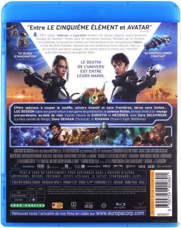 Valerian and the City of a Thousand Planets (Valerian i miasto tysiąca planet) [Blu-Ray]