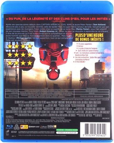 Spider-Man: Homecoming [Blu-Ray]