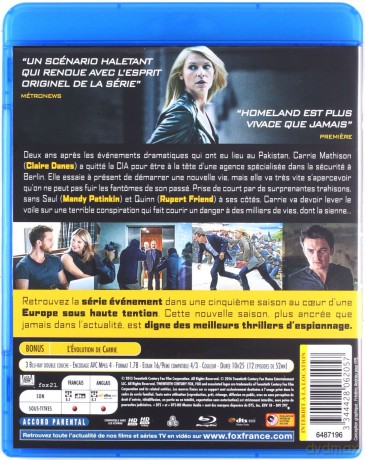 Homeland Season 5 [3xBlu-Ray]