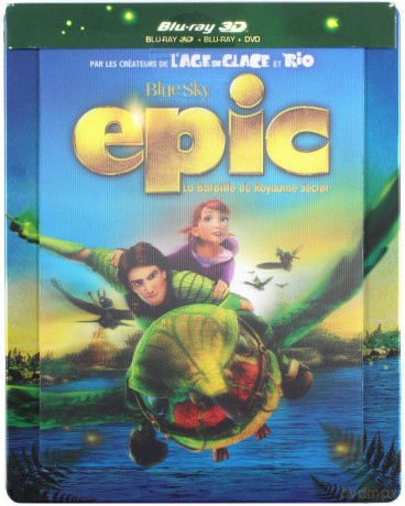 Epic (Tajemnica zielonego królestwa) (steelbook) [Blu-Ray 3D]+[Blu-Ray]+[DVD]