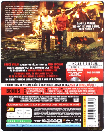 A Good Day to Die Hard (Szklana pułapka 5) (steelbook) [Blu-Ray]+[DVD]
