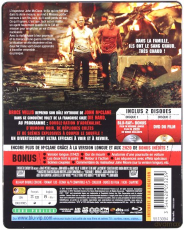 A Good Day to Die Hard (Szklana pułapka 5) (steelbook) [Blu-Ray]+[DVD]