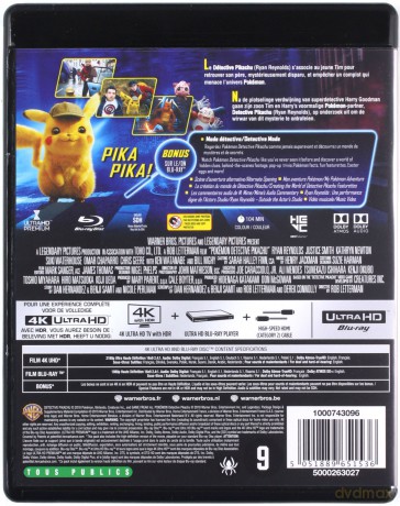 Pokemon: Detektyw Pikachu [Blu-Ray 4K]+[Blu-Ray]