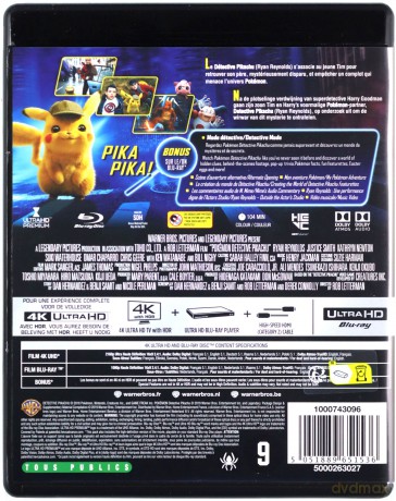 Pokemon: Detektyw Pikachu [Blu-Ray 4K]+[Blu-Ray]