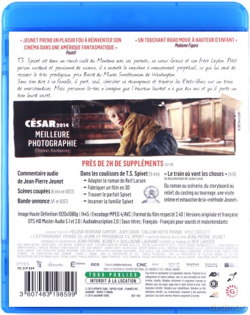 The Young and Prodigious T.S. Spivet (Świat według T.S. Spiveta) [Blu-Ray]