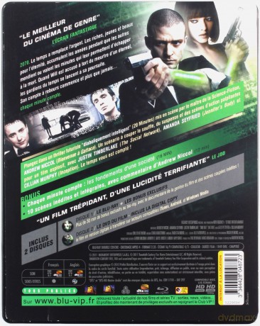 In Time (Wyścig z czasem) (steelbook) [Blu-Ray]+[DVD]