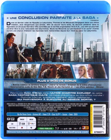 Maze Runner: The Death Cure (Więzień labiryntu: Lek na śmierć) [Blu-Ray]