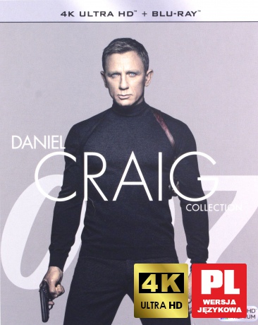 007 James Bond Daniel Craig Collection: Casino Royale / Quantum of Solace / Skyfall / Spectre [BOX] [4xBlu-Ray 4K]+[4xBlu-Ray]