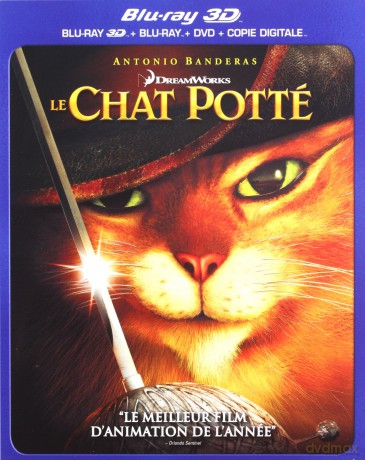 Puss in Boots (Kot w butach) [Blu-Ray 3D]+[Blu-Ray]