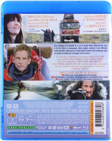 The Secret Life of Walter Mitty (Sekretne życie Waltera Mitty) [Blu-Ray]