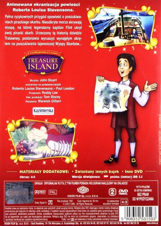 Najpiękniejsze baśnie i legendy: Wyspa Skarbów [DVD]