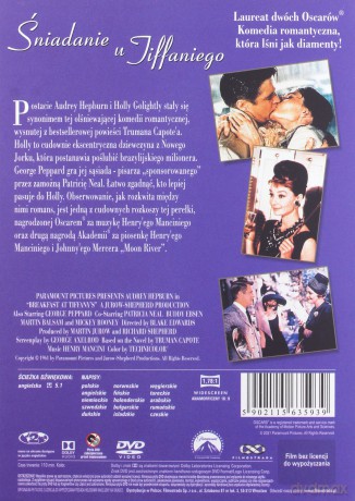 Śniadanie u Tiffaniego (Filmowe Ikony) [DVD]